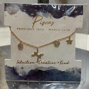 Francesca's Womens NWT Pisces Celestial Charm Bracelet